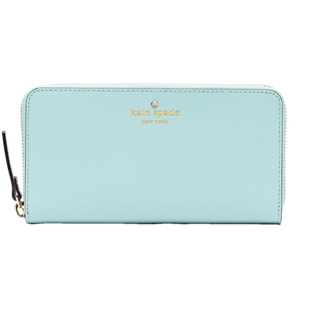 Kate Spade Lacey Zip-Around Continental Wallet.Saffiano leather.